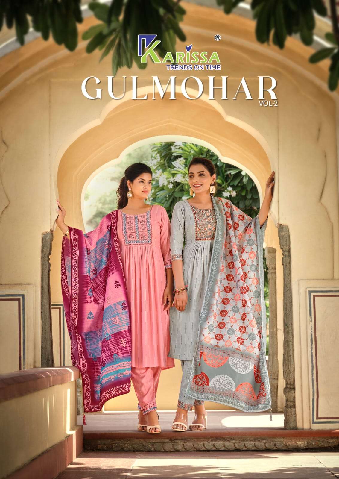 Gulmohar Vol 2 Buy Karissa Online Wholesaler Latest Collection Kurta Suit Set
